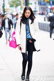 刘雯街拍生活照2017,时尚与随性的完美融合